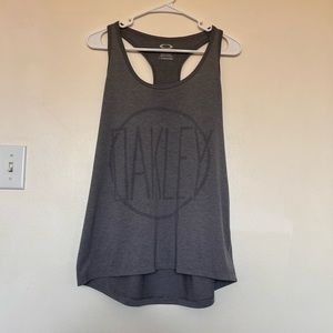 Oakley cute grey workout tank!